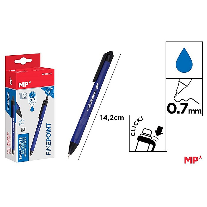 PIX IPB 0.7MM CLICK ALBASTRU PE348A-S [1]