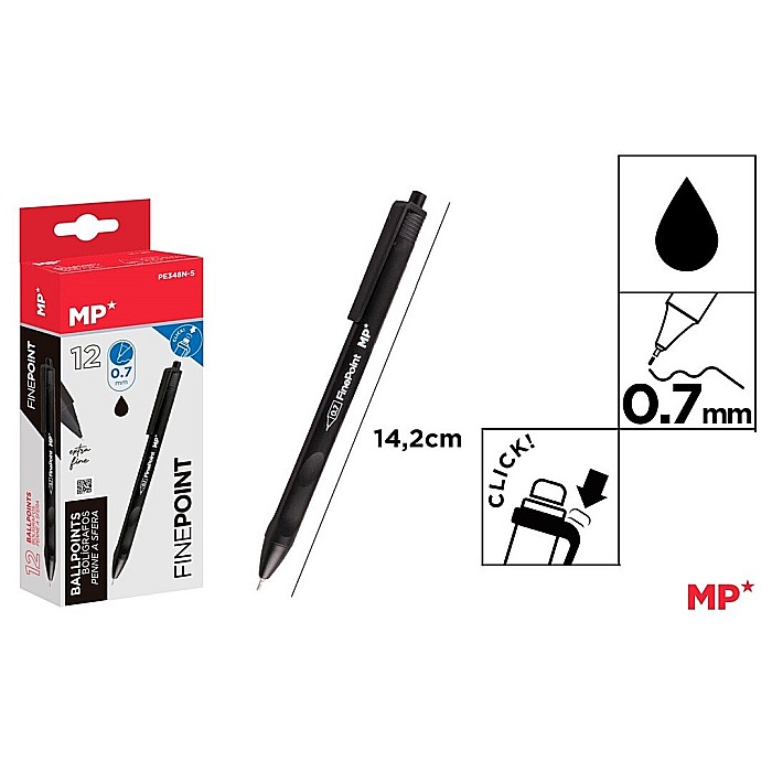 PIX IPB 0.7MM CLICK NEGRU PE348N-S [1]