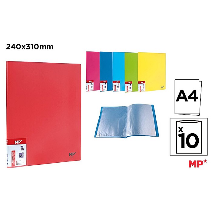 MAPA PREZENTARE A4 PP 10 FOLII CULORI FLUORESCENTE PC311 [1]