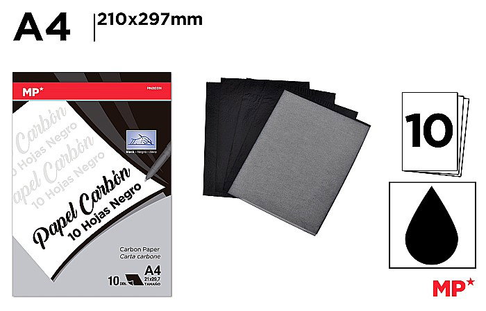 INDIGO IPB A4 10/SET NEGRU PN202N [1]