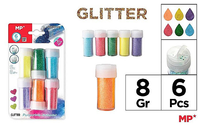 GLITTER IPB 8GR 6 CULORI/SET PM253-03 [1]