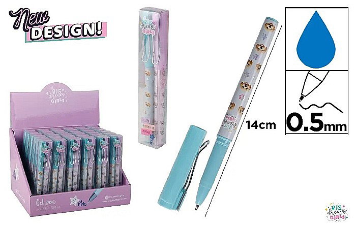 PIX CU GEL 0.5MM 2/SET ALBASTRU BIG DREAM GIRLS BD23017 [1]