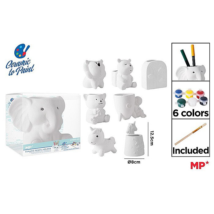SUPORT CREIOANE CERAMIC IPB PENTRU PICTAT, 6 CULORI + PENSULA PP951-01 [1]