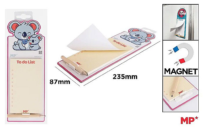 NOTES MAGNETIC IPB CU CREION 8.7*23.5CM KOALA PN124-03 [1]