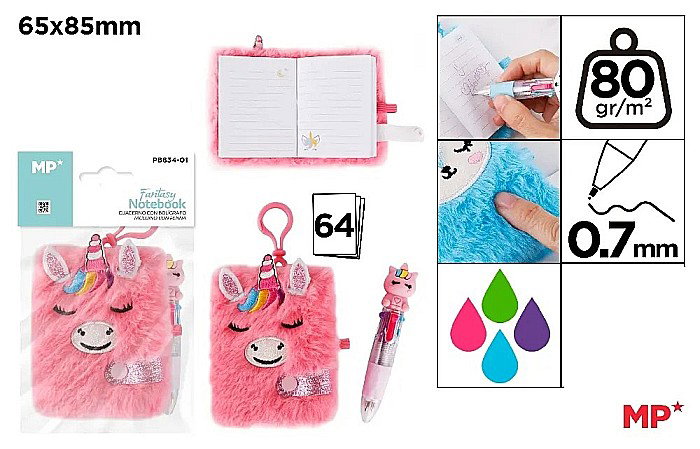 NOTES CU PUF IPB 65*85MM 64 FILE FANTASY PISICUTA + PIX PB834-02 [1]