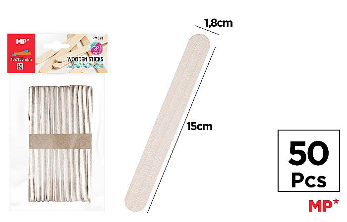 PALETINE LEMN IPB 1.8*15CM 50/SET NATUR PM023 [1]