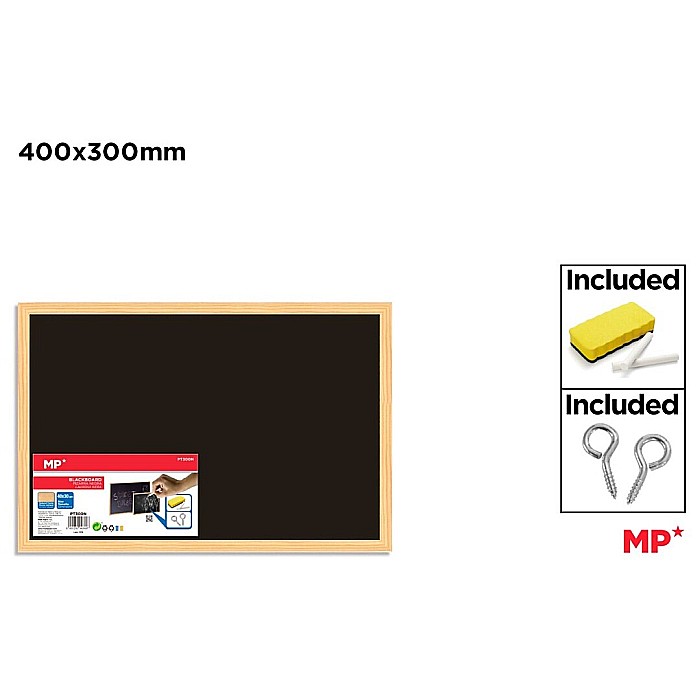 TABLA NEAGRA IPB 30*40CM CU CRETA RAMA LEMN PT300N [1]
