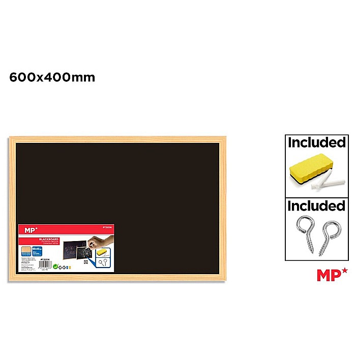TABLA NEAGRA IPB 40*60CM CU CRETA RAMA LEMN PT301N [1]