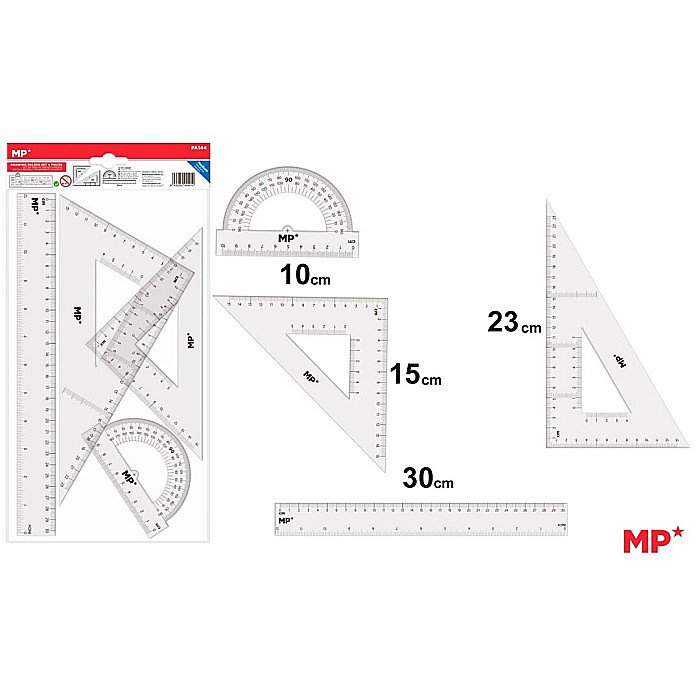 SET GEOMETRIE IPB 4 PIESE TRANSPARENT PA144 [1]