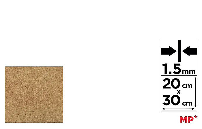 PLACA MDF IPB 20*30 CM , GROSIME 1.5 mm PM801 [1]
