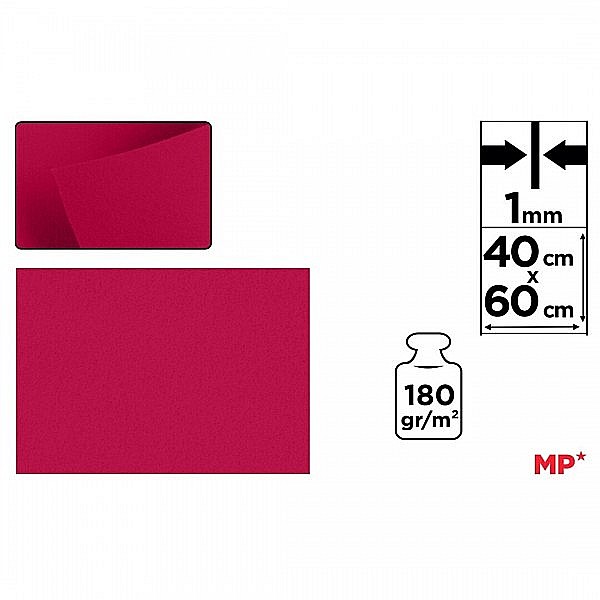 PASLA IPB 40*60CM 1MM BORDO PN670 [2]
