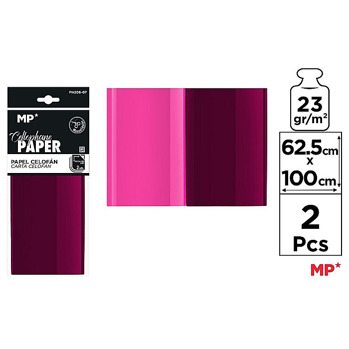 CELOFAN IPB 62.5*100CM 2/SET ROZ PN206-07 [1]