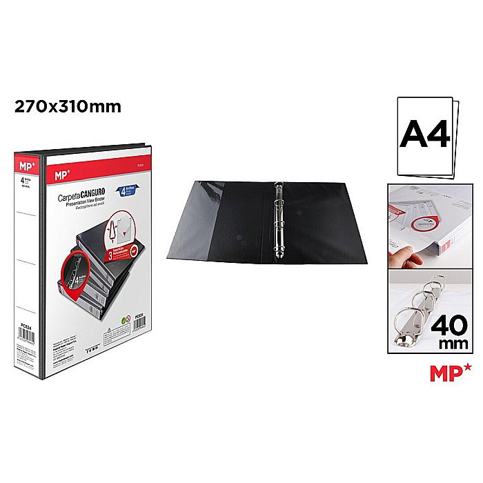 CAIET MECANIC A4 IPB 4CM 4 INELE NEGRU PC824 [1]