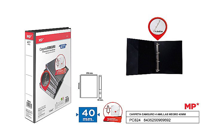 CAIET MECANIC A4 IPB 4CM 4 INELE NEGRU PC824 [3]