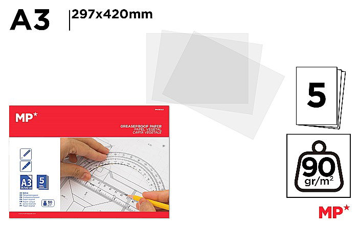 HARTIE CALC IPB A3 90GR 5/SET PN203A3 [1]
