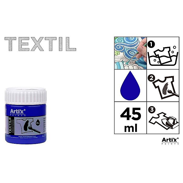VOPSEA TEXTILE IPB 45ml ALBASTRU COBALT PP651-18 [1]