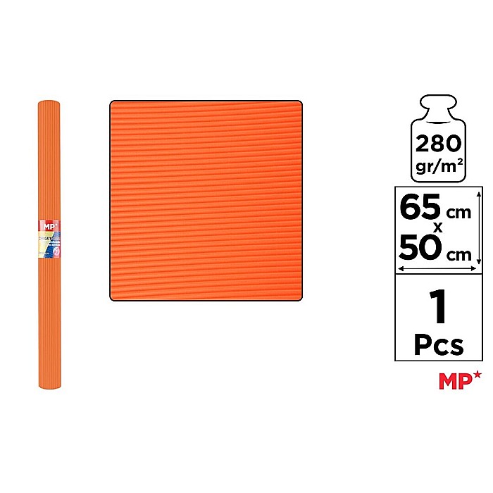 CARTON ONDULAT IPB 65*50CM 280GR PORTOCALIU PN593-04 [1]
