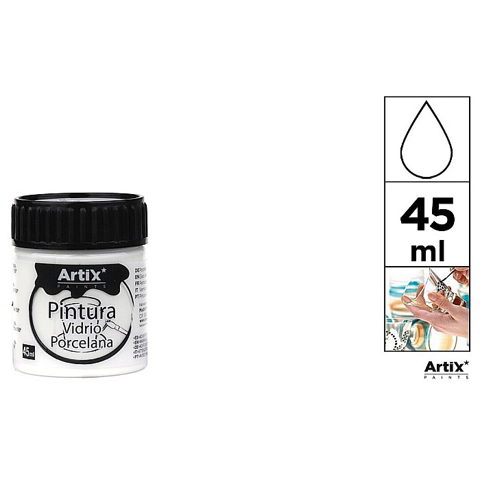 VOPSEA PENTRU STICLA SI PORTELAN IPB 45ml ALB PP661-01 [1]