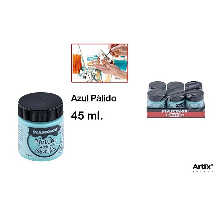 VOPSEA PENTRU STICLA SI PORTELAN IPB 45ml ALBASTRU DESCHIS PP661-06 [1]