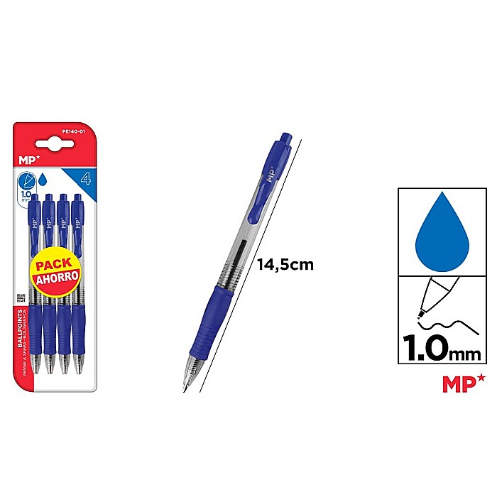 PIX IPB 1.00MM ALBASTRU 4/SET PE140-01 [1]