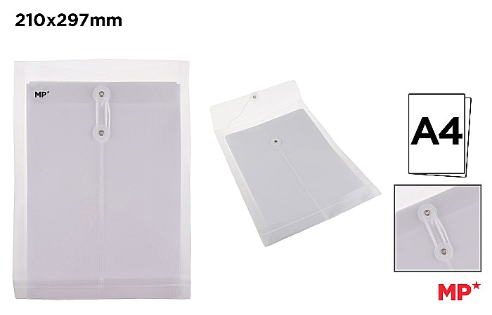 MAPA PLASTIC IPB A4 INCHIDERE CU SNUR TRANSPARENT PC039 [1]