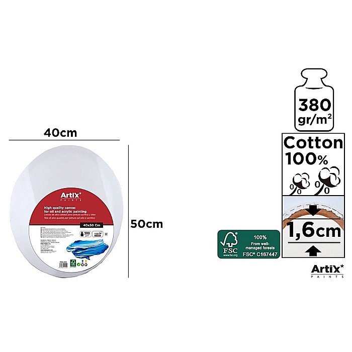 RAMA CU PANZA OVALA IPB 40*50CM 380GR PP96-4050 [1]