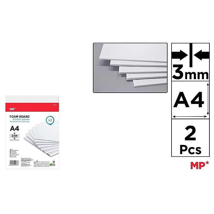 CARTON MOUSSE IPB A4 3MM 2/SET ALB PN742 [1]