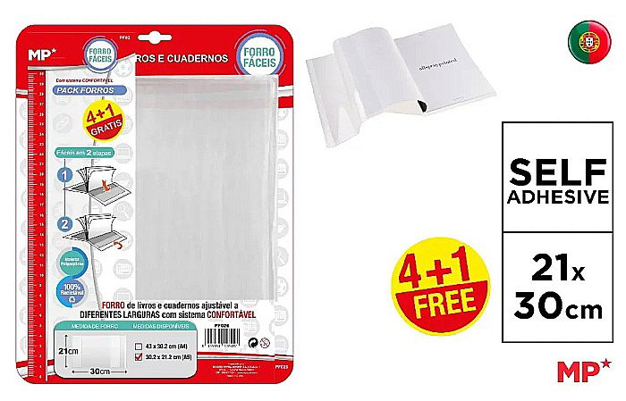 COPERTA AUTOADEZIVA CARTE IPB A5 21.2*30.2CM 5/SET PF026 [1]