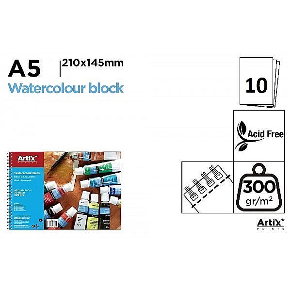 BLOC DESEN IPB A5 ARTIX SPIRA 30 COLI 300GR/M2 PB385 [1]