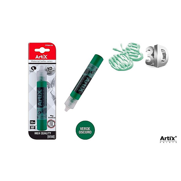 VOPSEA ACRILICA DECORATIVA IPB EFECT 3D 30ML VERDE INCHIS PP664-08 [1]