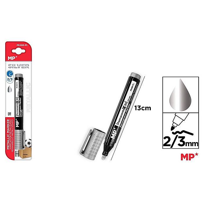 MARKER PERMANENT IPB ARGINTIU PE486-PL [1]