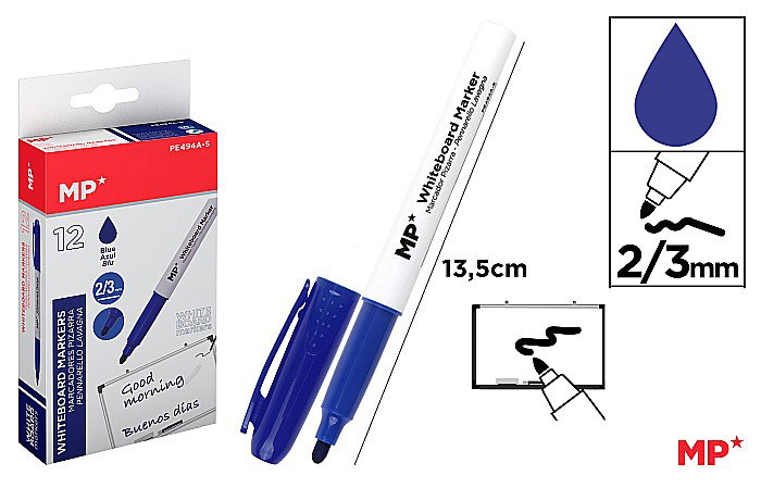 MARKER WHITEBOARD IPB ALBASTRU PE494A-S [1]