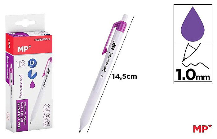PIX CU GEL IPB PE BAZA DE ULEI 1.0MM MOV PE252MO-S [1]