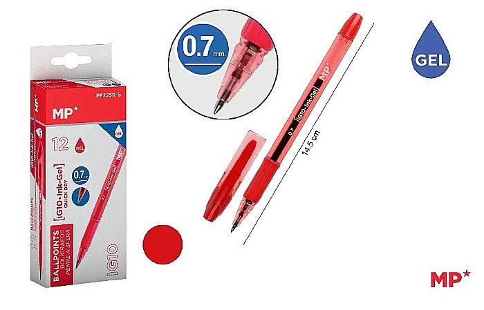 PIX GEL IPB 0.7MM ROSU PE225R-S [1]