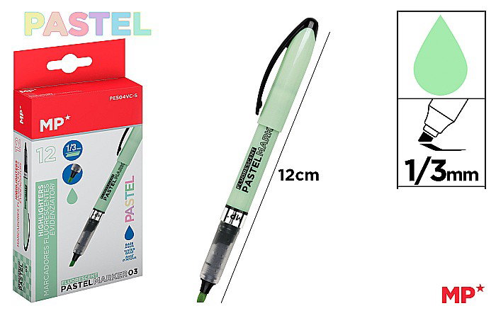TEXTMARKER IPB PASTEL VARF 1MM-3MM VERDE PE504VC-S [1]