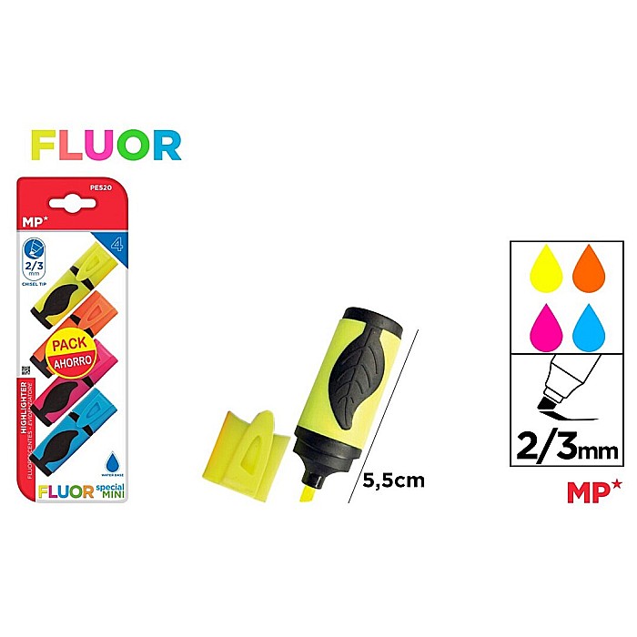 MINI TEXTMARKER IPB 4/SET CULORI FLUO PE520 [1]