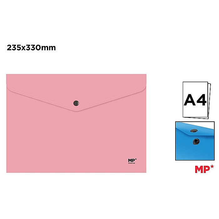 MAPA PLASTIC IPB A4 CU CAPSA ROZ PC537-04 [1]