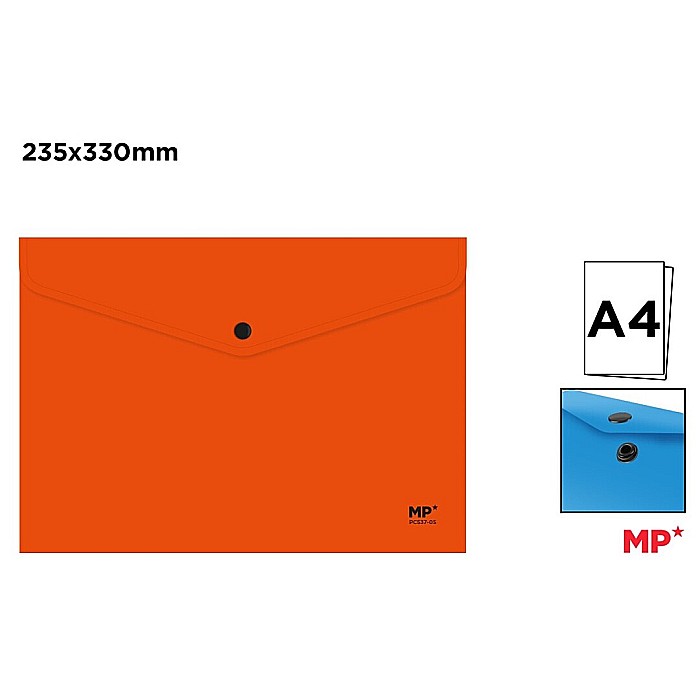 MAPA PLASTIC IPB A4 CU CAPSA PORTOCALIU PC537-05 [1]