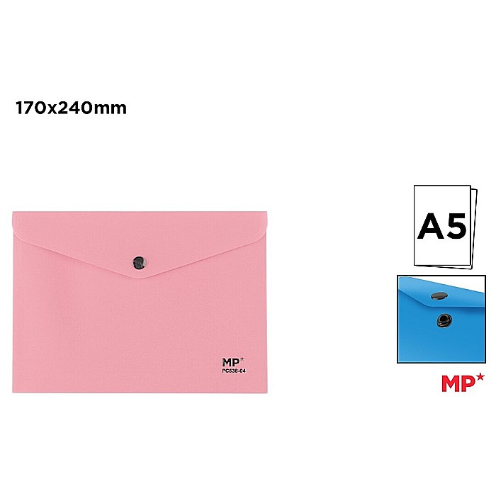 MAPA PLASTIC IPB A5 CU CAPSA ROZ PC538-04 [1]