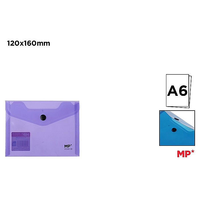 MAPA PLASTIC IPB A6 CU CAPSA MOV TRANSPARENT PC545-09 [1]