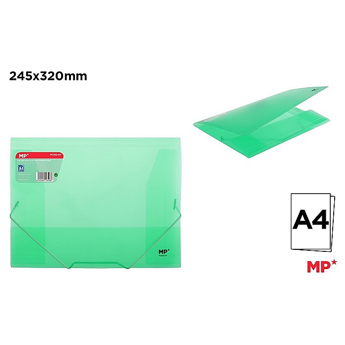 DOSAR PLIC PP A4 IPB CU ELASTIC VERDE MAR TRANSLUCID PC552-07 [1]