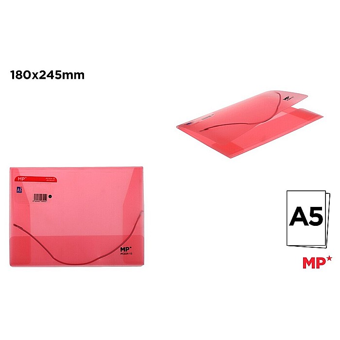 DOSAR PLIC PP A5 IPB CU ELASTIC CORAL TRANSLUCID PC554-12 [1]