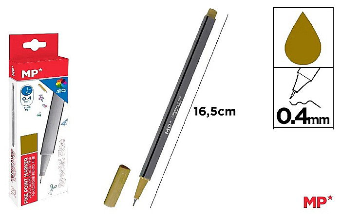 FINELINER IPB VARF 0.4MM AURIU PE206OR-S [1]