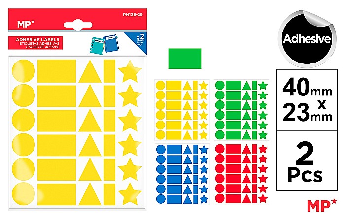 STICKER IPB DIFERITE FORME 2 COLI/SET PN125-29 [1]