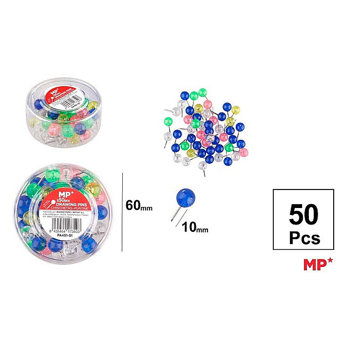 PIONEZE IPB COLOR 10MM 50/SET PA491-01 [1]