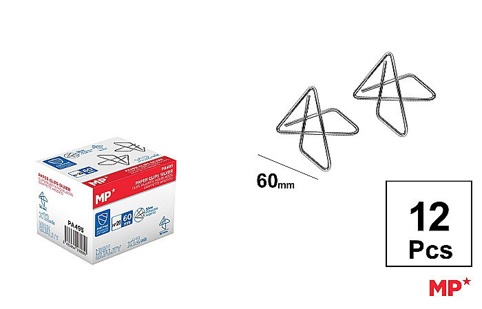 CLIPS HARTIE IPB NICHEL 65MM 12/SET PA495 [1]