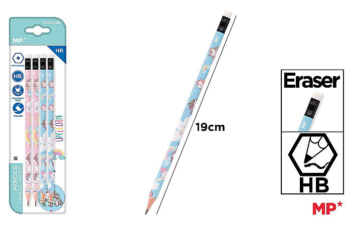CREION GRAFIT IPB HB CU RADIERA 4/SET UNICORN PE335-06 [1]