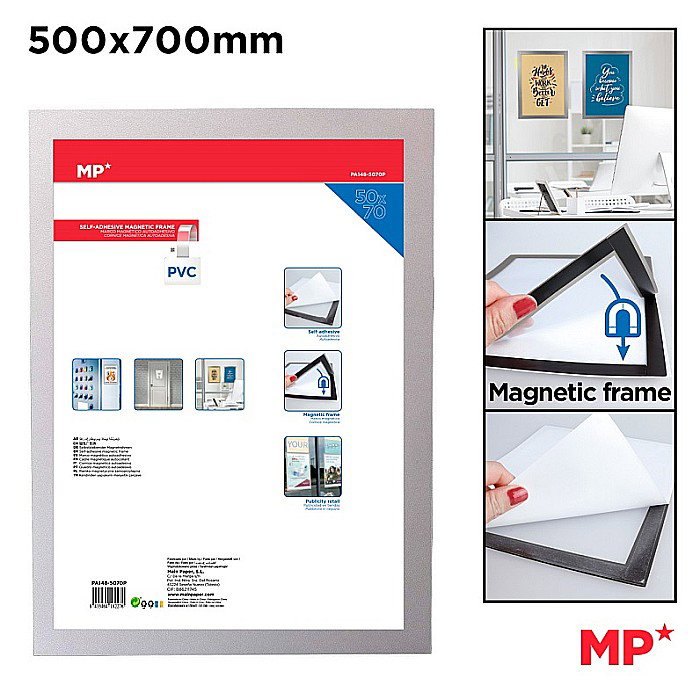 AVIZIER MAGNETIC IPB 50*70CM RAMA ARGINTIE PA148-5070P [1]