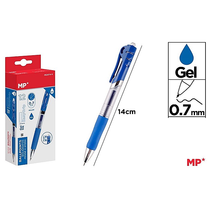 PIX CU GEL IPB 0.7MM CLICK ALBASTRU PE257A-S [1]