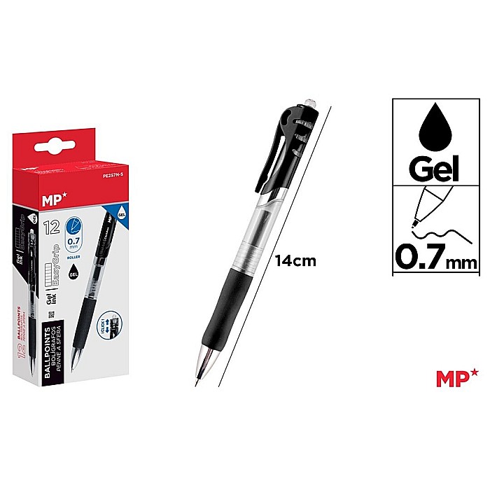 PIX CU GEL IPB 0.7MM CLICK NEGRU PE257N-S [1]